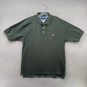 Tommy Hilfiger Men's Classic Fit Green Polo Shirt XL Short Sleeve Golf